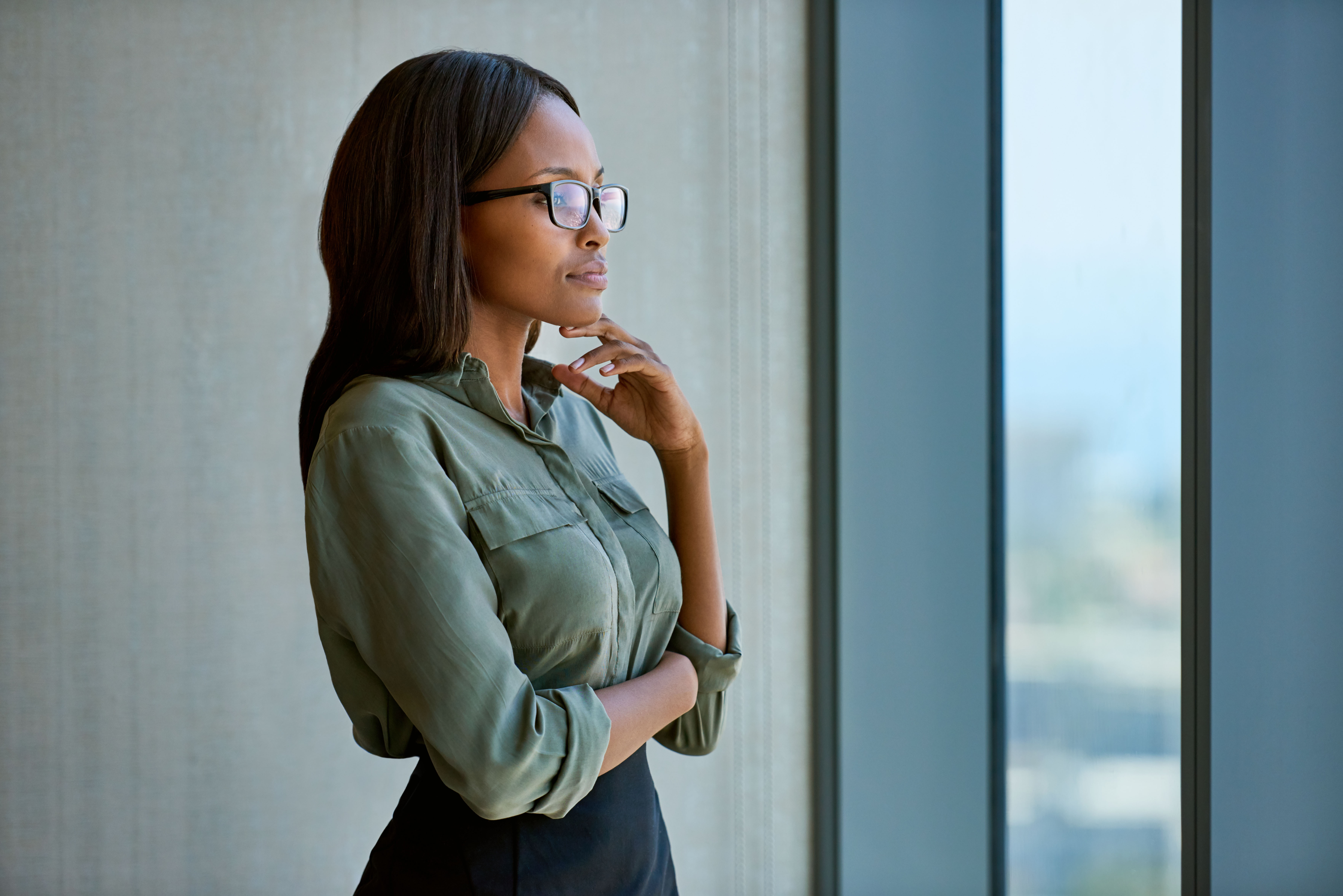 woman in the office