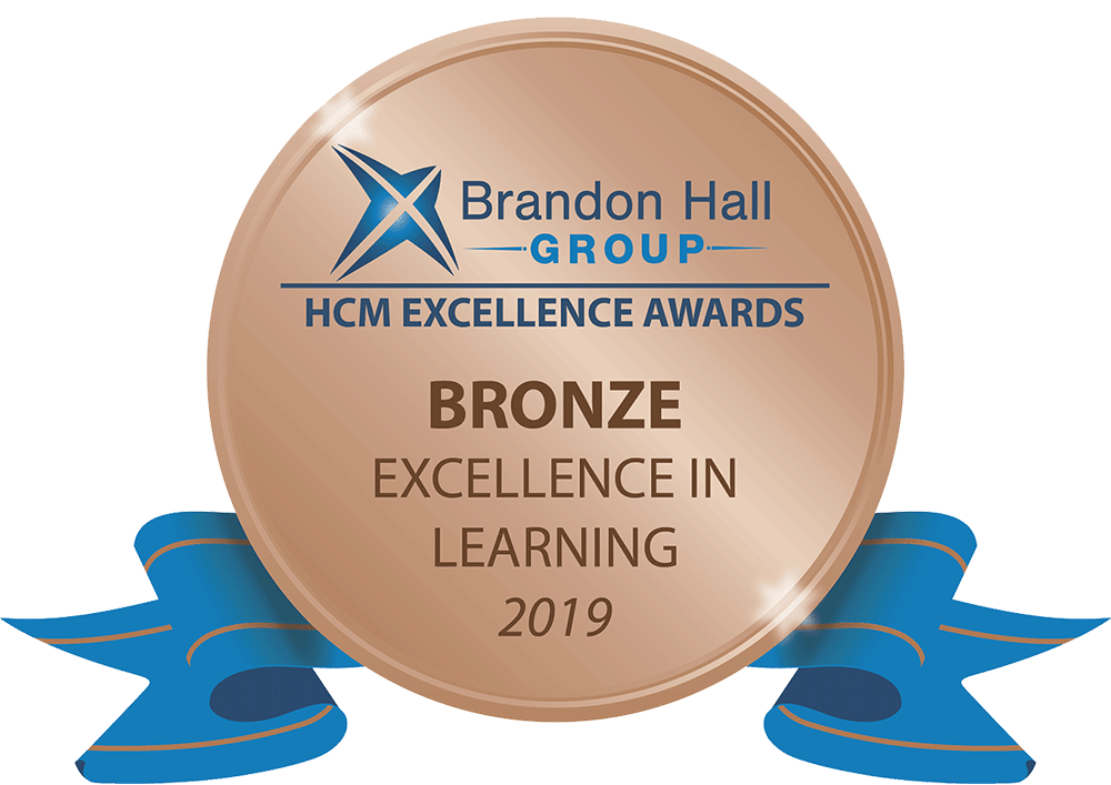 2019 Brandon Hall Bronze Award for Excellence in Learning